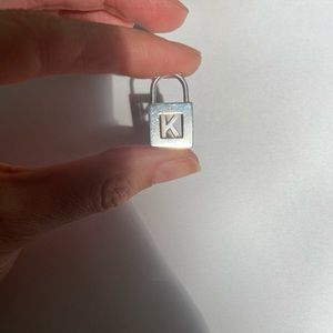 Tiffany & Co “K” Padlock charm